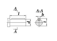 Размеры цилиндрических валов планетарных мотор-редукторов 3МП